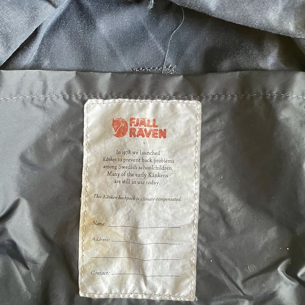 Used FJALL RAVEN KANKEN Everyday Outdoor Backpack - Picture 3 of 3